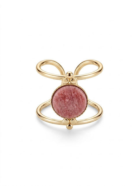 Solana Blush Pink Stone Ring