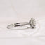 Round Halo Pavé Engagement Ring
