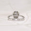 Round Halo Pavé Engagement Ring