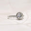 Round Halo Pavé Engagement Ring