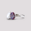 Toi et Moi Ring with Lab-grown Alexandrite