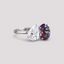 Toi et Moi Ring with Lab-grown Alexandrite