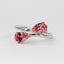 Rosé Embrace Two Stone Ring