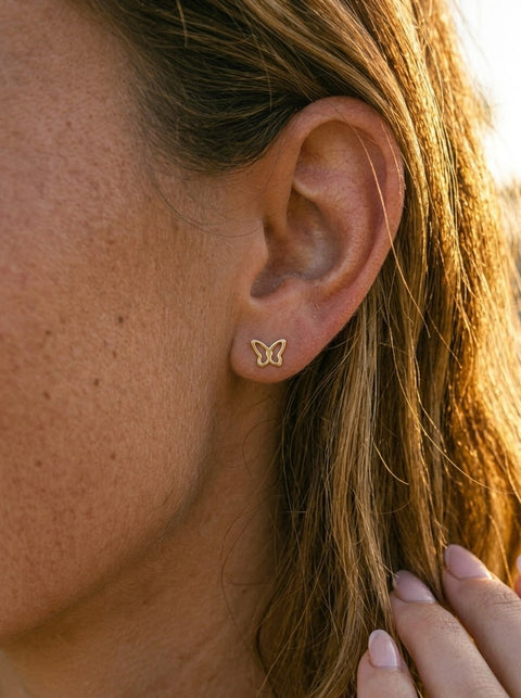 Breezy Butterfly Studs