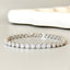 Clustered Moissanite Tennis Bracelet