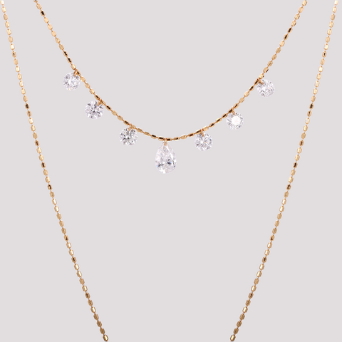 Eterna Drop Lab Grown Diamond Necklace