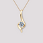 Harmony Solitaire Music Note Pendant