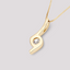 Harmony Solitaire Music Note Pendant
