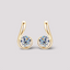 melody music note earrings s925 moissanite