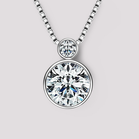 Naomi Double Bezel Necklace