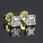 Asscher Elegance 2ctw Moissanite Stud Earrings