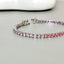 Rainbow Lab-grown Sapphire Tennis Bracelet