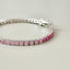 Rainbow Lab-grown Sapphire Tennis Bracelet