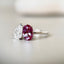 Toi et Moi Ring with Lab-grown Alexandrite