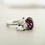 Toi et Moi Ring with Lab-grown Alexandrite