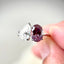 Toi et Moi Ring with Lab-grown Alexandrite