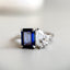Toi et Moi Ring with Lab-grown Sapphire