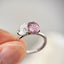 Toi et Moi Ring with Lab-grown Sapphire