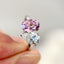 Toi et Moi Ring with Lab-grown Sapphire