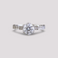 Ziwa Solitaire Hidden Halo Engagement Ring